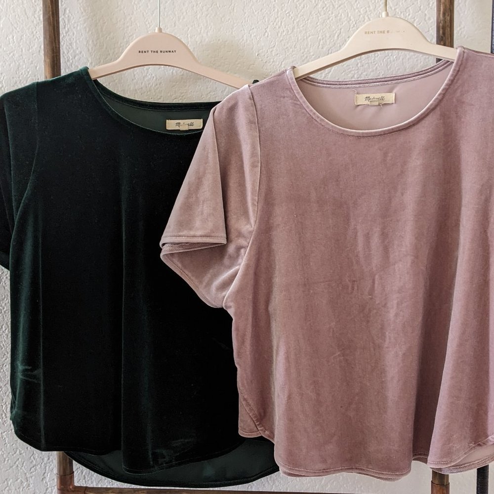 Madewell Velvet 2 Shirts